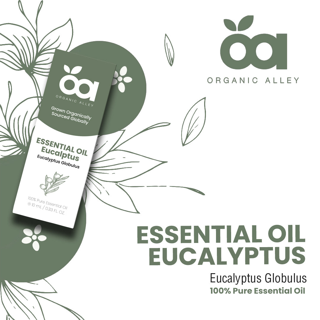 Eucalyptus Essential Oil by Organic Alley (0.33 Fl Oz) | Breathe Easy & Refresh Your Senses with Eucalyptus Globulus | Natural Well-Being